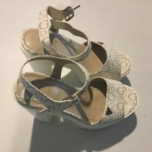 Platform Guess Heels 7.5